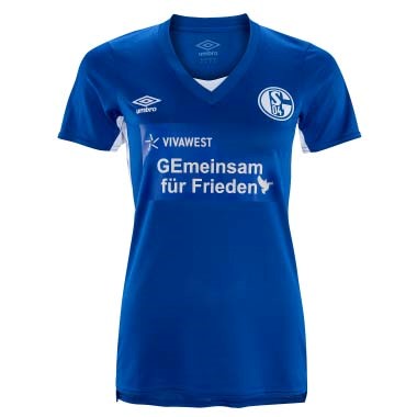 Camiseta Schalke 04 Primera equipo Mujer 2022-23